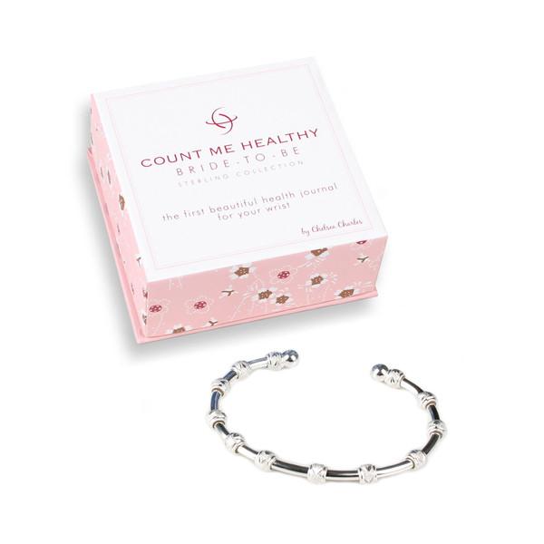 Count Me Healthy Bride-to-Be Silver Bracelet
