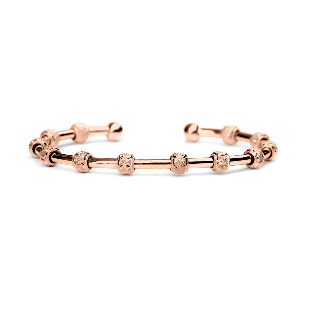 Count Me Healthy Rose Gold Journal Bracelet by Chelsea Charles