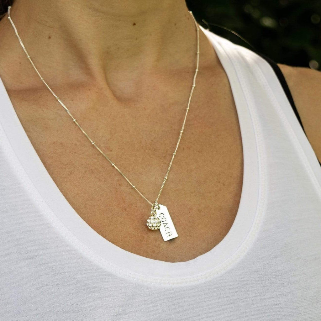 Golf Coach Charm Necklace by Chelsea Charles Chelsea Charles Jewelry