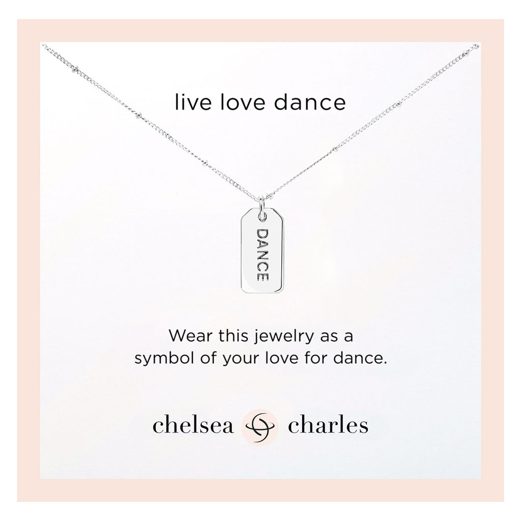 Silver Dance Reversible Charm Necklace by Chelsea Charles