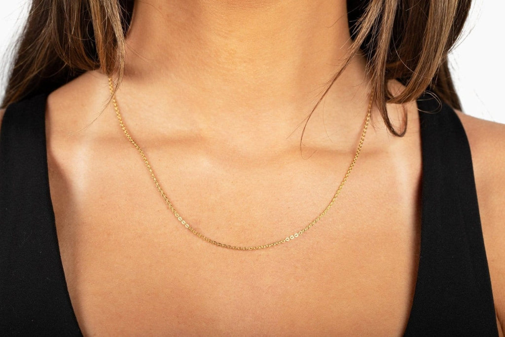 Tiny "O's" Gold Necklace by Chelsea Charles