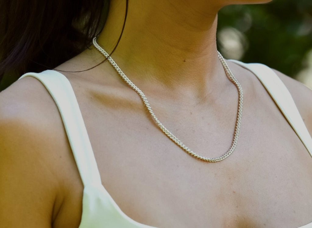 Chelsea Charles Jewelry Necklace I Love the 90s Silver Champion Chain Necklace