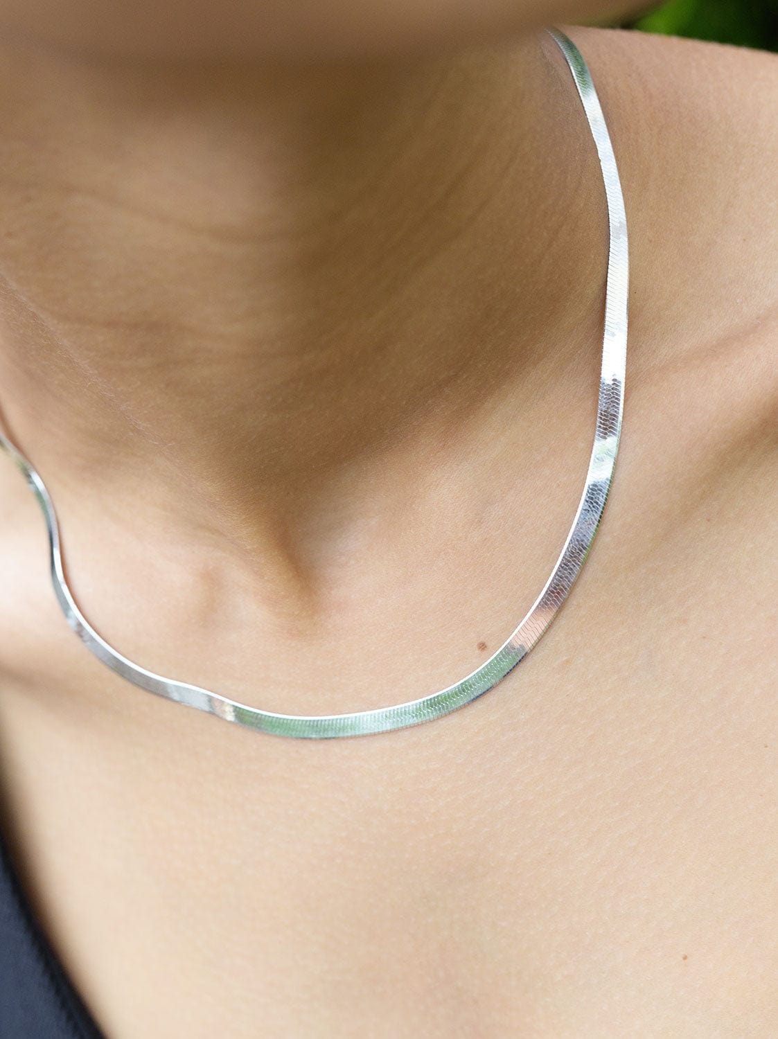 The Perfect Herringbone Necklace | Chelsea Charles Jewelry