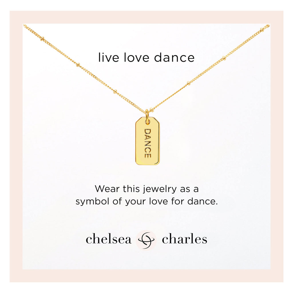 Gold Dance Reversible Charm Necklace by Chelsea Charles