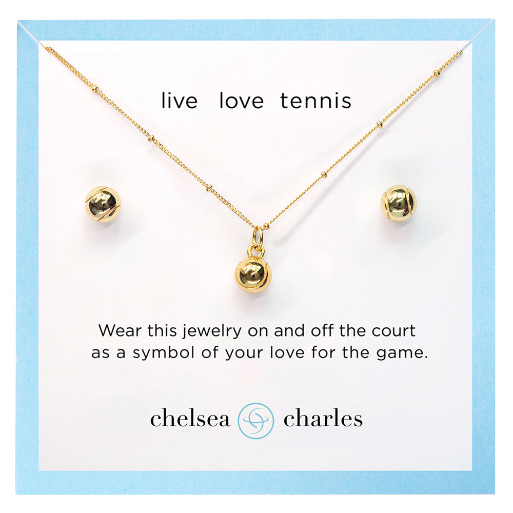 CC Sport Tennis Necklace and Earring Gift Set