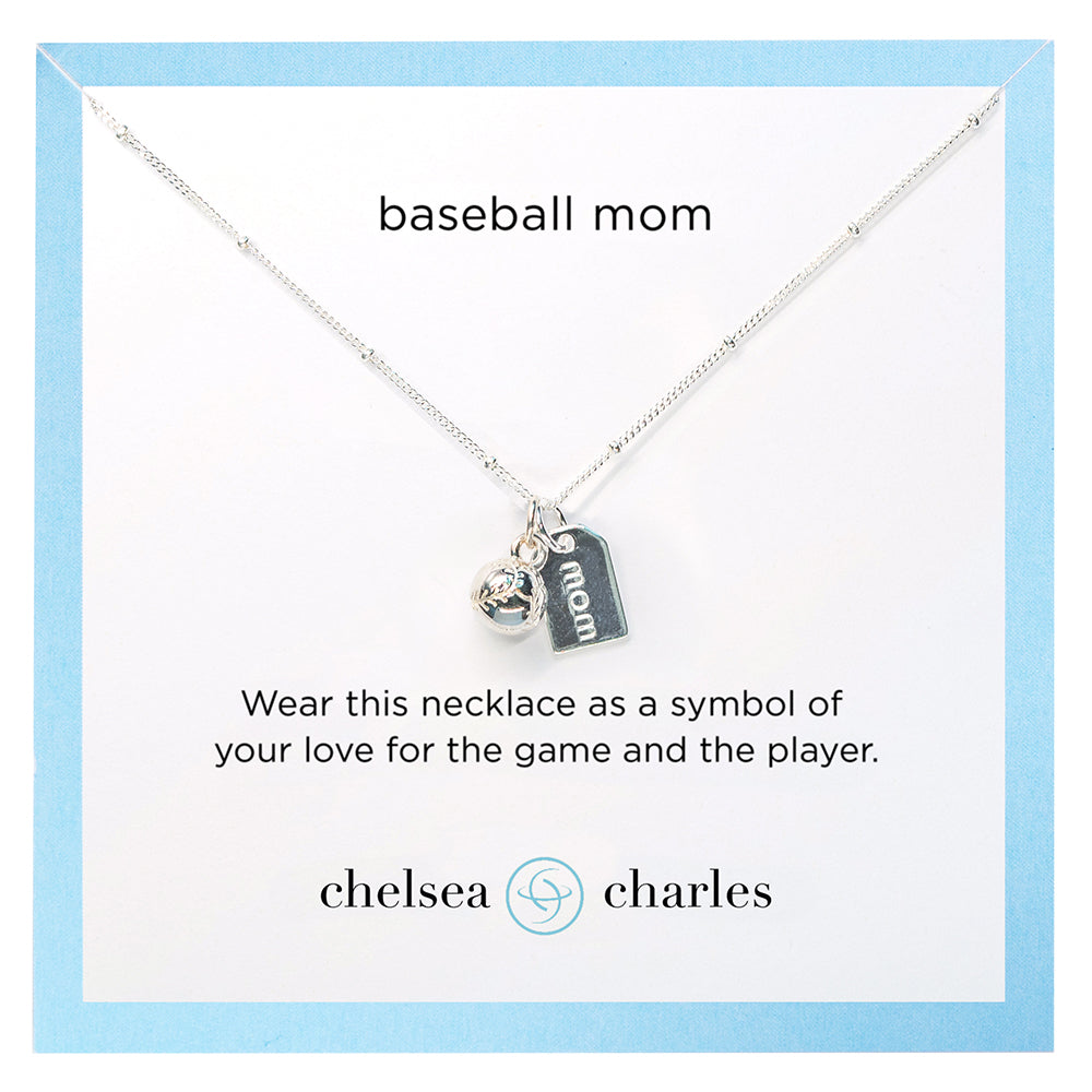 Baseball best sale mom necklace