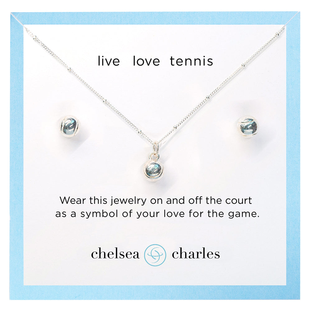CC Sport Tennis Necklace and Earring Gift Set