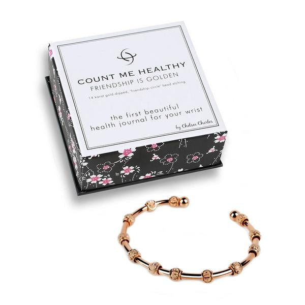 Count Me Healthy Friendship is Rosie Journal Bracelet by Chelsea Charles