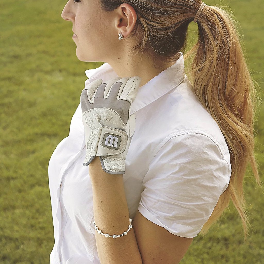 Golf Goddess Silver Stroke Counter Bracelet by Chelsea Charles