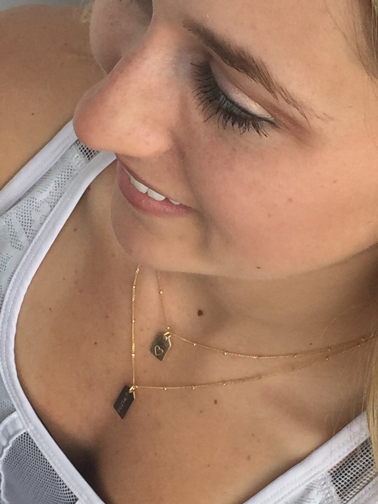 Love Tag Necklace - bride