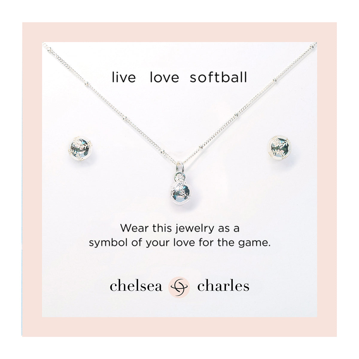 Sterling silver softball charms hotsell