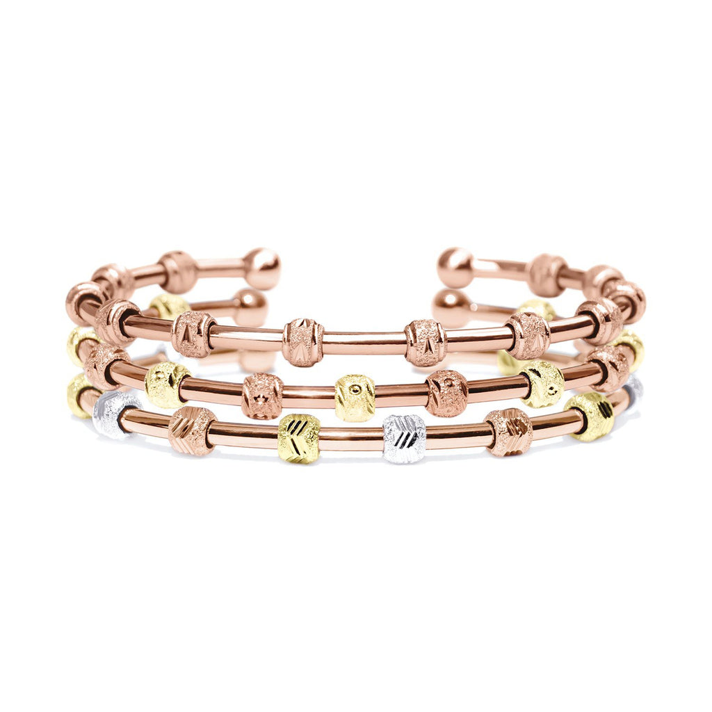 Count Me Healthy Penelope Rose Gold Stack by Chelsea Charles
